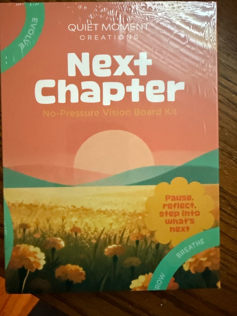 Quiet Moment Creations Next Chapter No Pressure Vision Board Kit, new in box